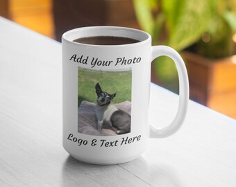 Benutzerdefinierte Foto-Becher - personalisierte Foto-Becher - erstellen Sie Ihre eigenen Foto-Becher - 11oz Becher 15oz Becher