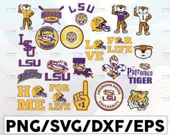 Lsu Svg Etsy