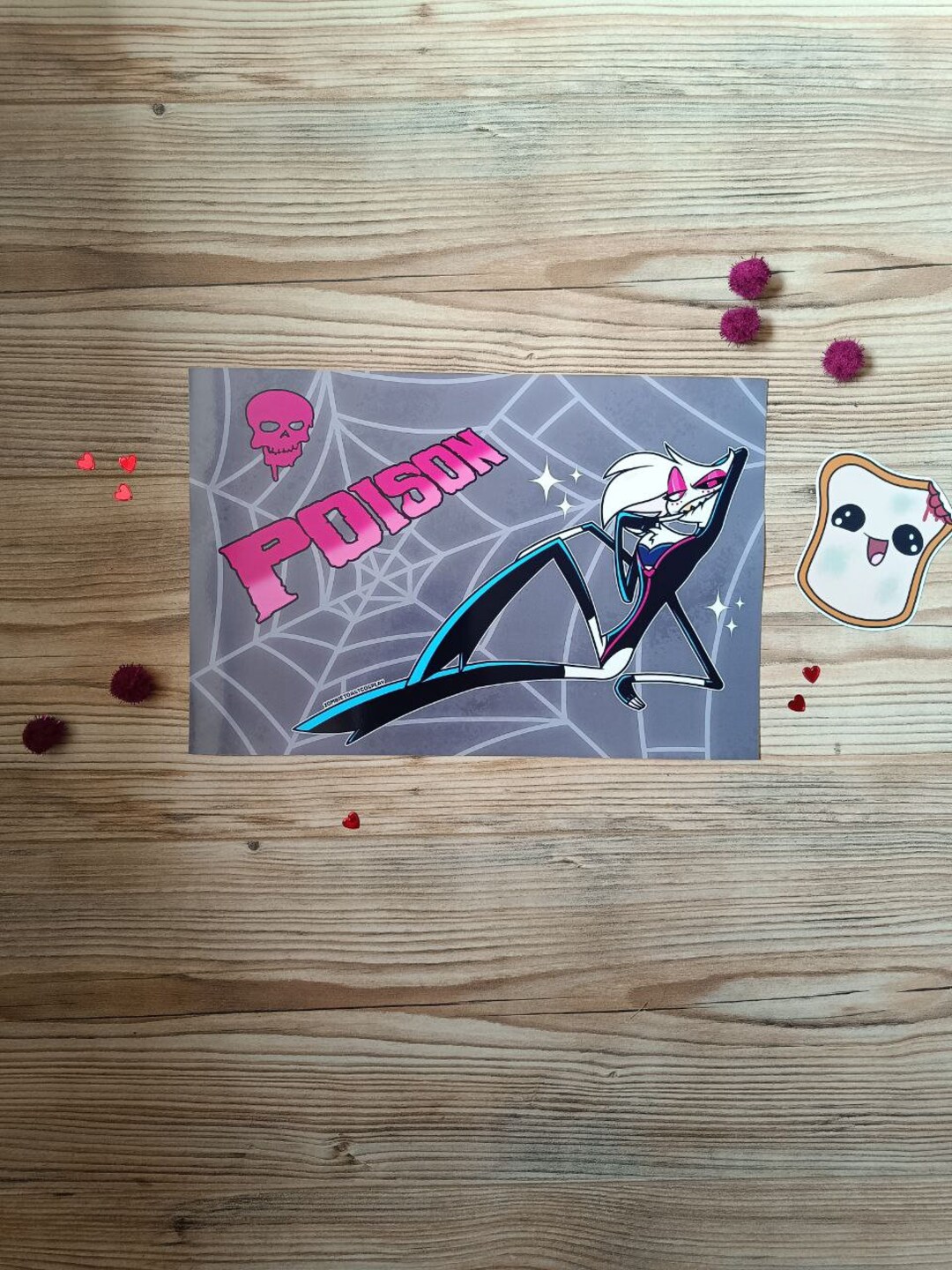 Angel Dust Hazbin Hotel A4 imprime diferentes diseños - Etsy México