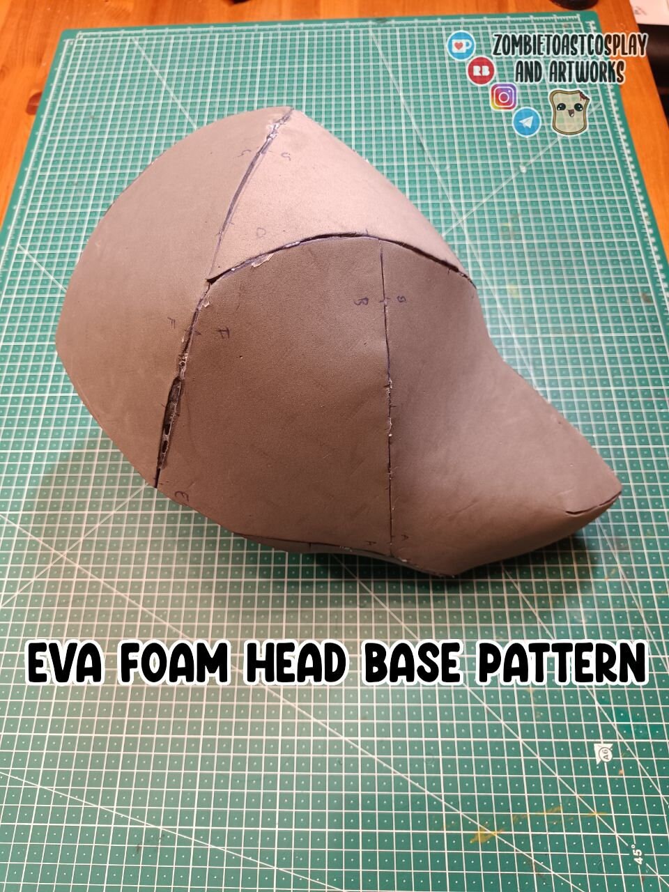 Carolina Critters on X: Completed eva foam Protogen head. Built