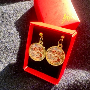 Degas Ballerina Earrings, Ballerina Painting, Edgar Degas Print, Famous Painting Gift, Dancer Jewelry, Statement Earrings, Ballet Lover