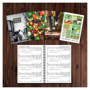 Gardeners Journal | Seed Planting Log | A5 148mm x 210mm | 50 Pages printed to both sides | Quality 120gsm I Wirobound Book