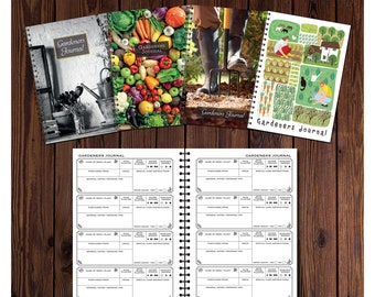 Gardeners Journal | Seed Planting Log | A5 148mm x 210mm | 50 Pages printed to both sides | Quality 120gsm I Wirobound Book