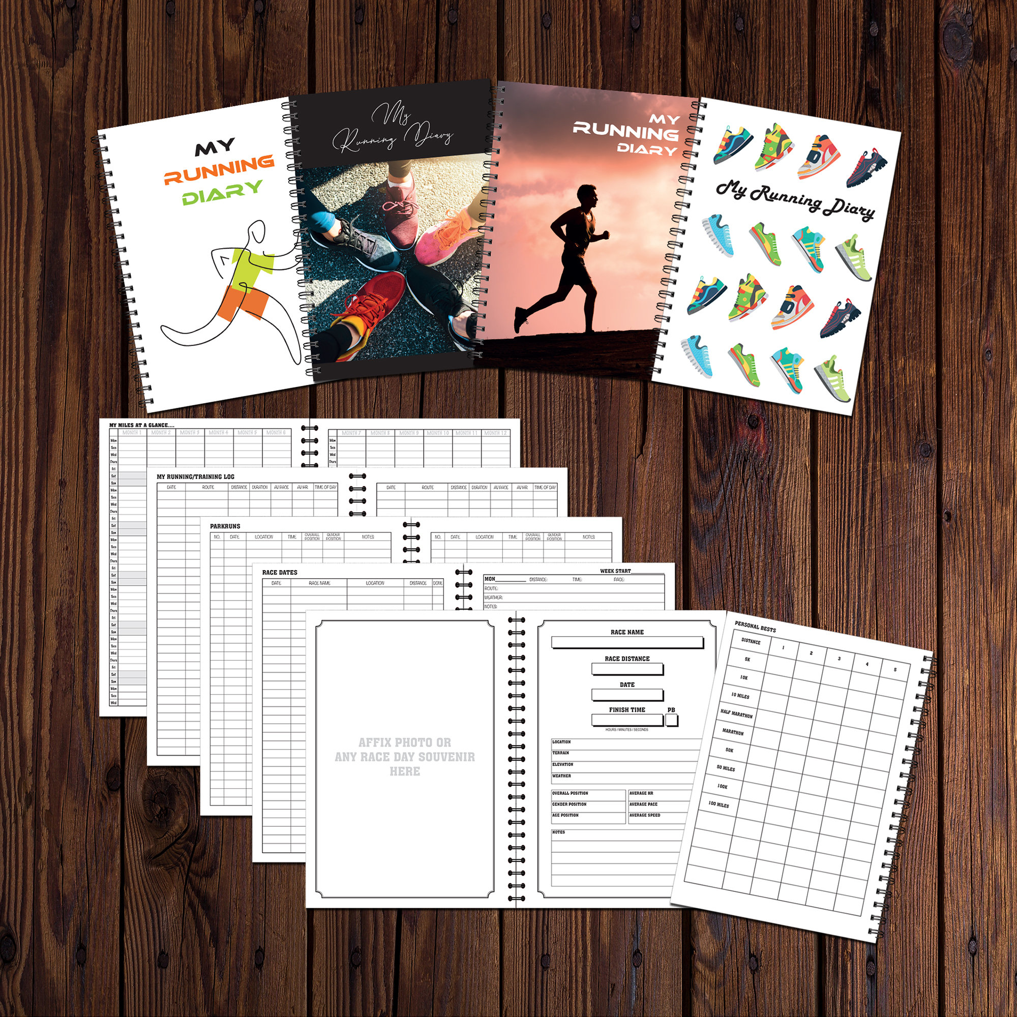 Dino Race Notebook: Dinosaur Jogging Training Log I Runners Training  Journal I Running Log Journal I Running Diary I Runners Training Log I  Marathon  and expeditions 6x9 Paperback 110 Site: BECKHAM