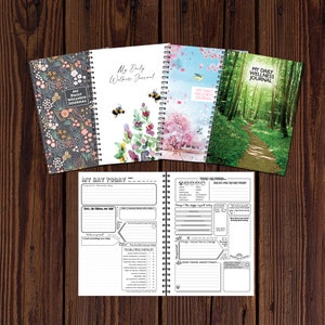 My Daily Wellness Journal | Teens | Kids | Adults | A5 wirobound book 50 pages printed to both sides on quality 120gsm