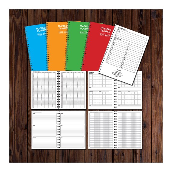 Teachers Planner 20222023 Weekly Lesson Planner 40 Week Etsy