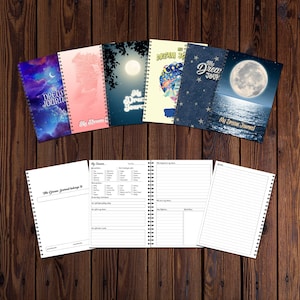 Mein Traumbuch | Schlaf-Tagebuch | A5 Buch mit Draht | 50 Seiten beidseitig gedruckt auf hochwertigem 120g/m² | Zweiteilig