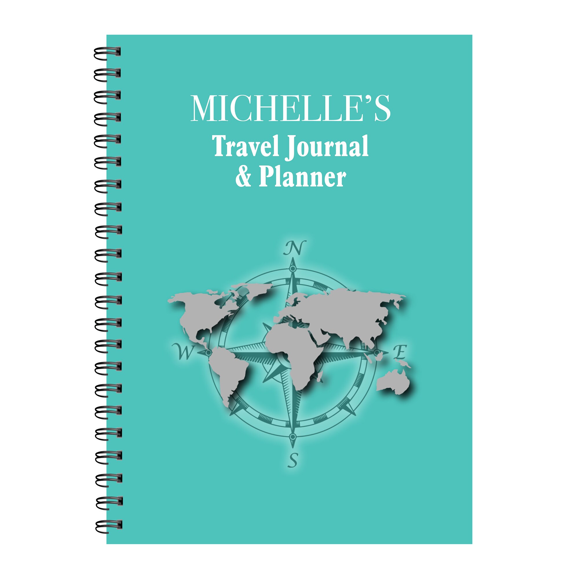 PERSONALISED Travel Journal & Planner 50 Double Sided Pages Etsy UK