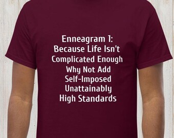 Mens Enneagram 1 Tee