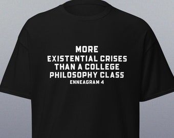 Enneagram 4-T-shirt voor heren