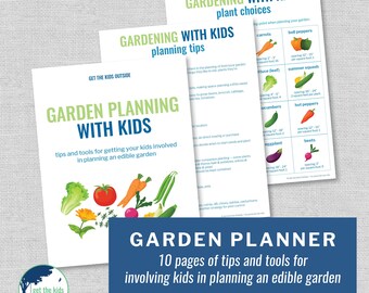 Kids Garden Planner – Square Foot Gardening Printable (Digital Download)