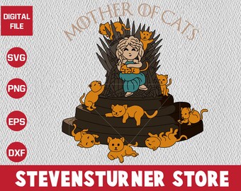 Download Mother Of Cats Svg Etsy
