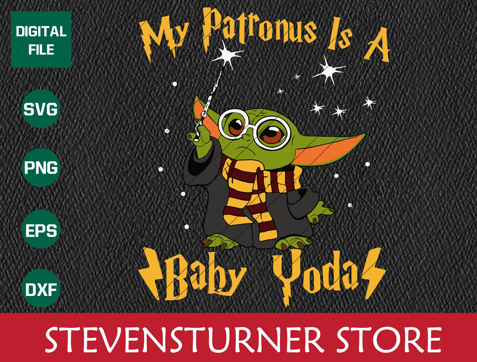 My patronus is a baby yoda svg star wars svg harry potter | Etsy