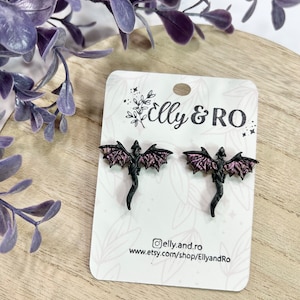 Dragon Earrings, Fantasy Earrings, Magical Earrings, Made to Order