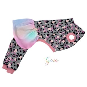 CUSTOM Italian greyhound Romper Glitter Cheetah/ jumpsuit