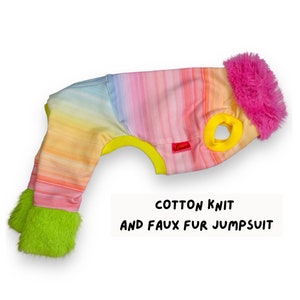 AANGEPASTE katoenen Italiaanse windhond RAVE SUIT
