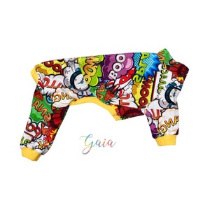 AANGEPASTE BIOLOGISCH katoen Italiaanse windhond Boom/jammies/jumpsuit