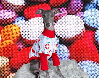 Italiaanse windhond sweatshirt / trui / pyjama Verpleegster