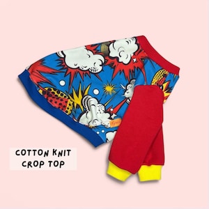 Italian greyhound long sleeve Crop Top Kpow