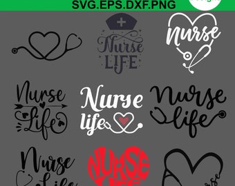 Download Nurse Life Svg Etsy