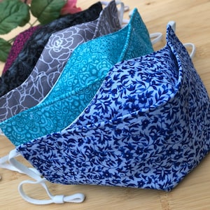 Reduce fog origami three-layer 100% Filter Pocket Cotton Easy Breathe 3D Design doesn’t touch mouth reusable/washable Face Mask