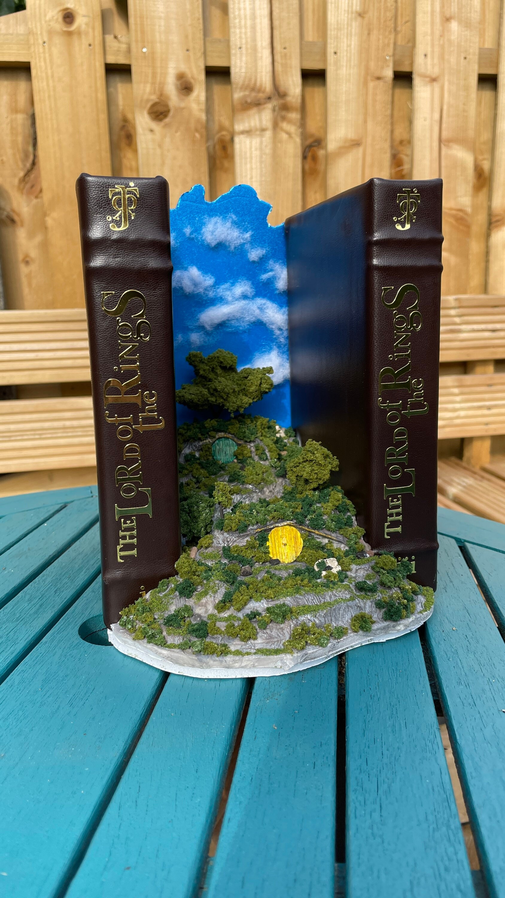 Hobbiton Lord of the Rings Book Nook Etsy