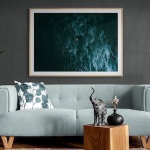 Large Surfing Print, Large Wall Art Print, Surf Art, Surfing Art, Surfing Print, Surfer Wall Art, Gift For A Surfer, Cornwall Surfing