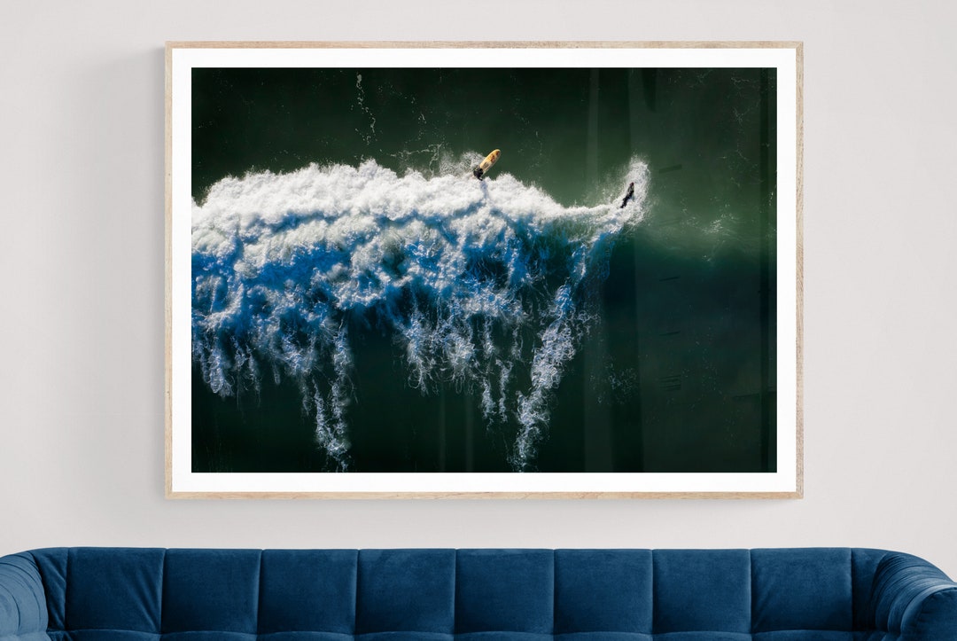 Surfer Wall Art, Large Wall Art Print, Surfing Art, Art