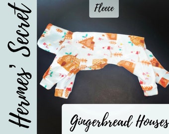 Hermes' Secret Gingerbread Houses Fleece Jammies