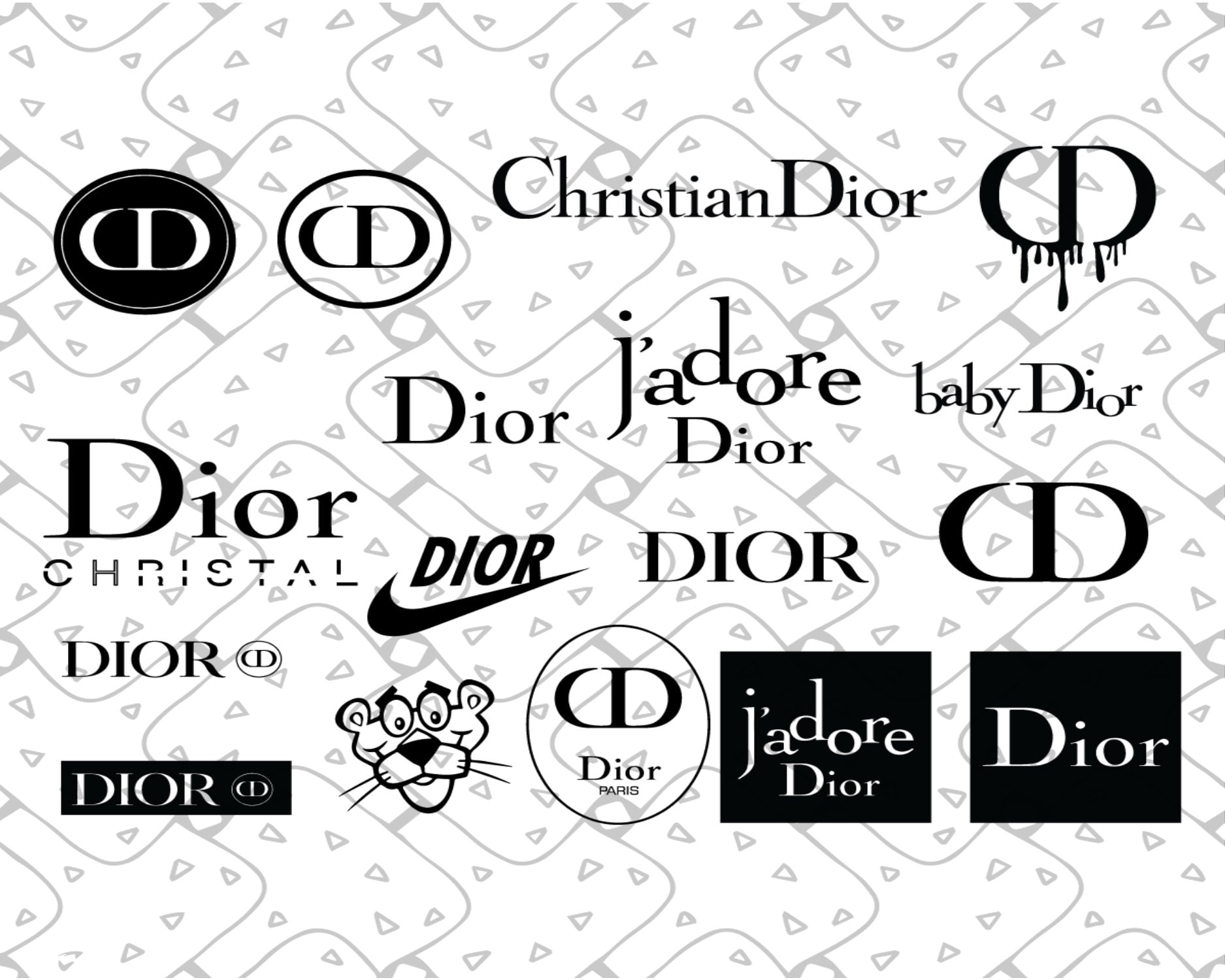 Dior Logos Svg Bundle Trending Svg Dior Svg Christian Dior Etsy