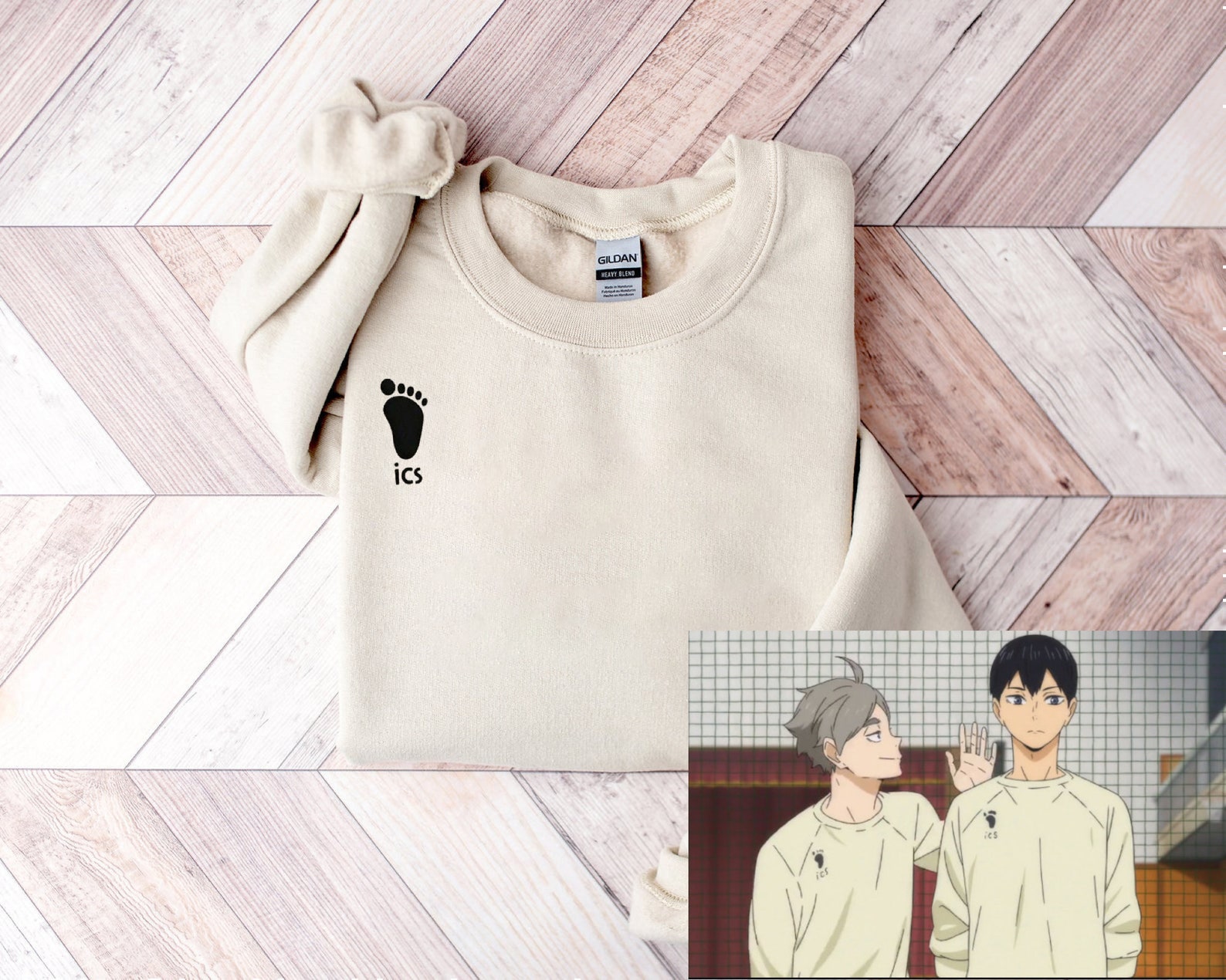 haikyuu ics sweatshirt