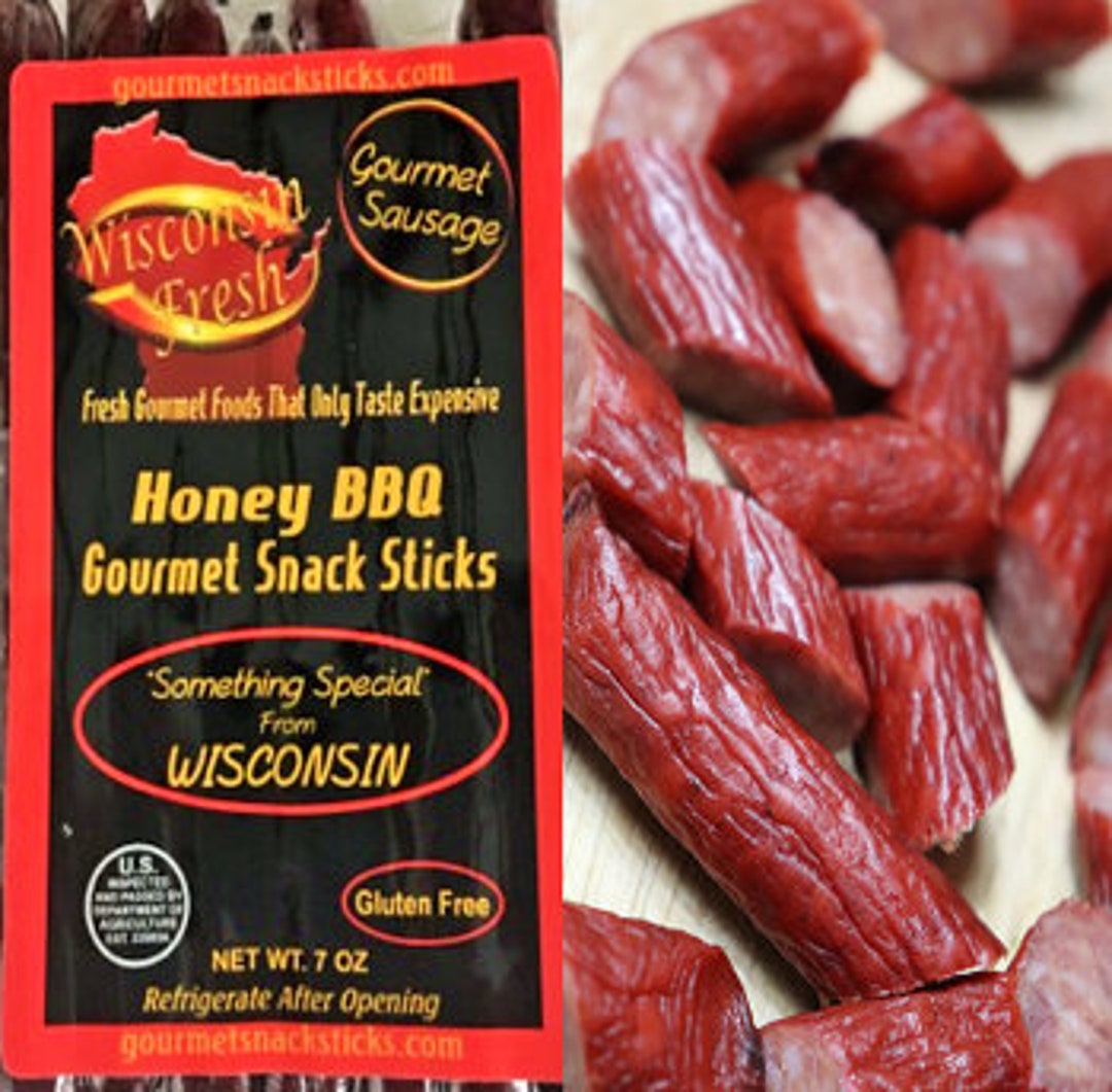 Honey BBQ Gourmet Snack Sticks Gluten Free APO Ships Free High Protein