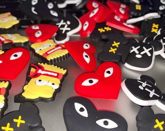 supreme croc jibbitz