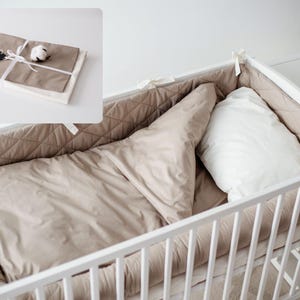 Baby Bedding Set, Crib Duvet Cover, Pillow Cover Pillowcase, 100% Natural Organic Cotton, Bedding Set for Babies, Nursery Bedding, Baby Gift