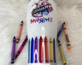 Crayons for breakfast