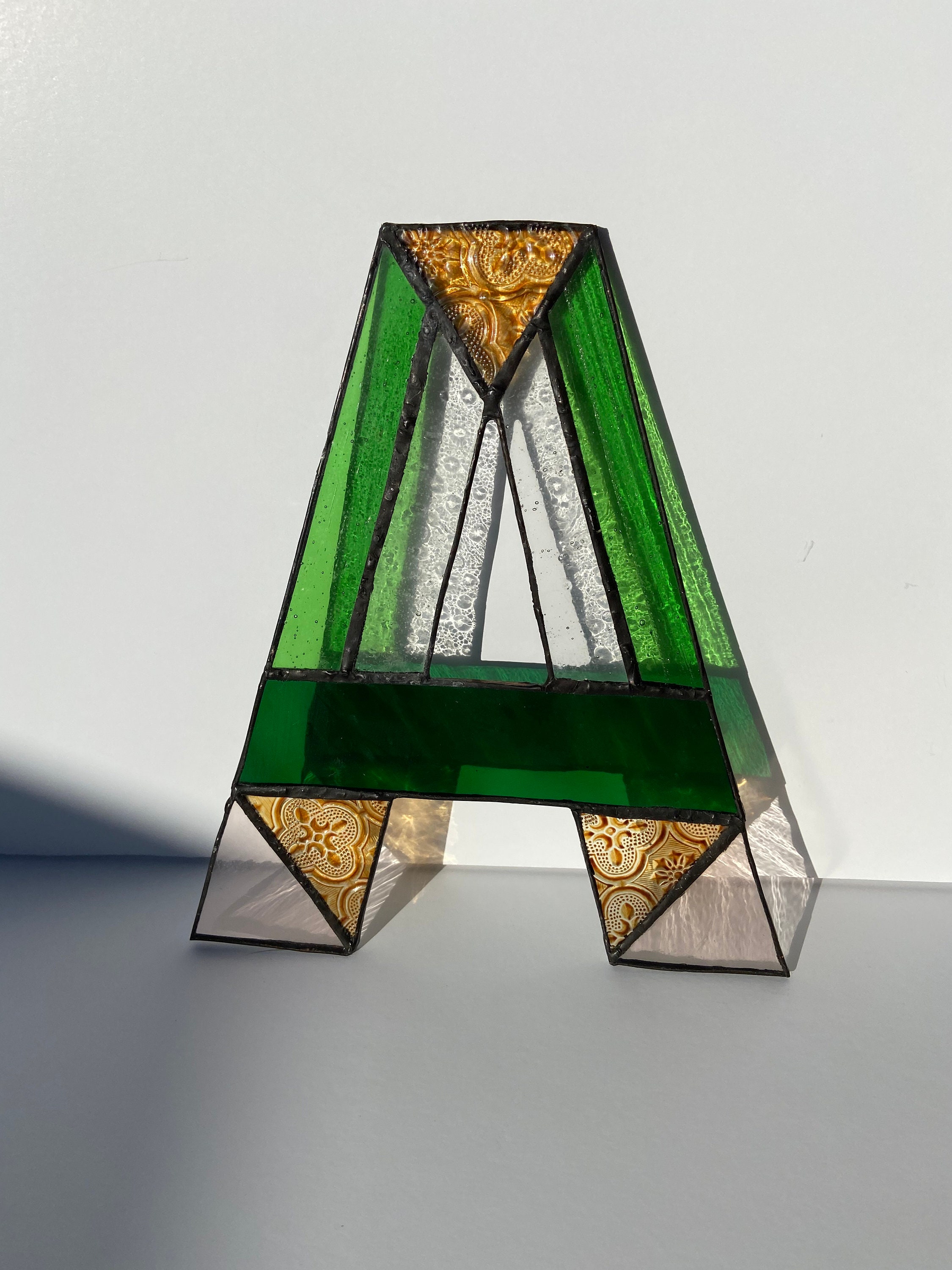 Handmade Custom Stained Glass Letters Etsy