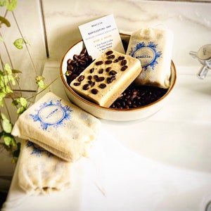 Coffee & Cocoa Exfoliating Bar, With Shea Butter and Honey Home Spa image 2