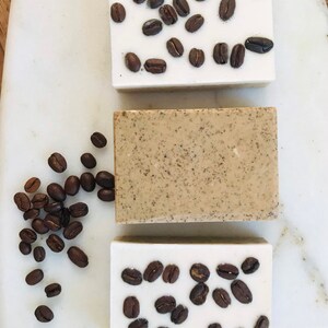 Coffee & Cocoa Exfoliating Bar, With Shea Butter and Honey Home Spa image 5