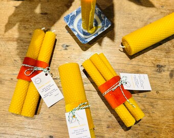 Hand Rolled Pure Beeswax Candles