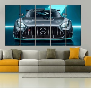 Mercedes AMG GT Canvas Print: Modern Automotive Wall Art