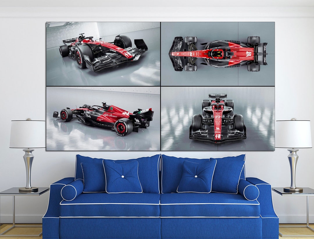 F1 Grand Prix Formula 1 Wall Art Sports Canvas Racing Wall Art Formula One Home Decor Wall Art