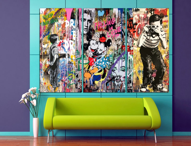 Contemporary Art Graffiti Street Art Urban Wall Art Street Art on
