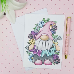 Dog Mum Greeting Card, Birthday Card, Mothers Day Card, Thank you Card, Handmade Card