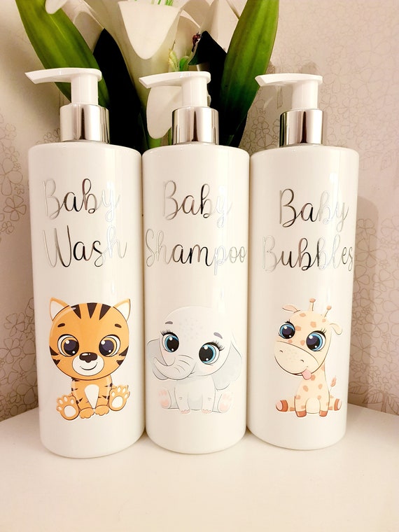 Bianco Bagno / Bambino / Bambini Dispenser Pompa Bottiglie 500ml Shampoo,  Bolle, Bagnoschiuma -  Italia