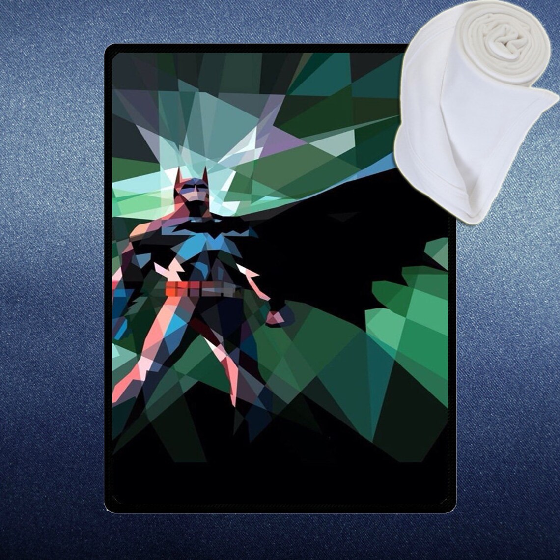 Batman Retro New Custom Fleece Blanket Etsy