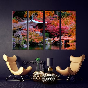 Kyoto Daigoji Temple Canvas Wall Art Architecture Canvas Art - Etsy