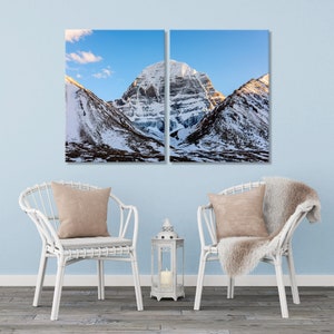 Mount Kailash Tibet Print Art, Kailash Mount Art Decor, Mount Kailash Canvas Print, Tibet Wall Art, Tibet Canvas Wall, Mount Kailash WallArt