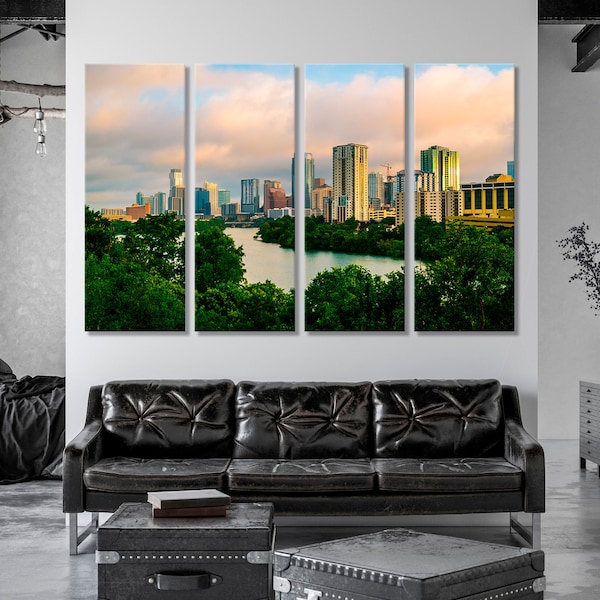 Large Canvas Austin Etsy