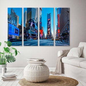 Times Square Wall Art, Times SquareArt Decor,  Times Square Print Art, Times Square Canvas Art, Skyscrapers Wall, NY City Decor, NYC Canvas