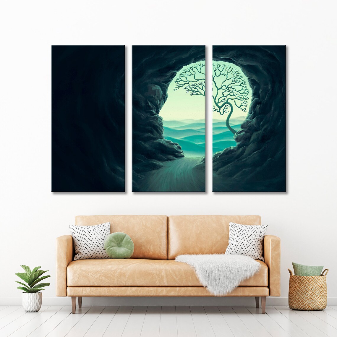 Fantasy Landscape Canvas Art Surreal Artwork Print Art Сave Etsy